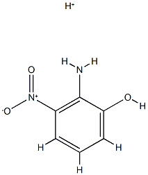 Phenol,  2-amino-3-nitro-,  conjugate  monoacid  (8CI) Struktur