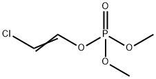 Phosphoric acid 2-chlorovinyl=dimethyl Struktur