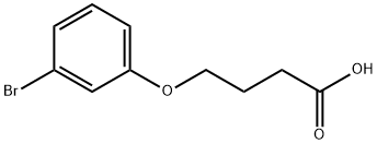 4-(3-bromophenoxy)butanoic acid(WXC08432) Struktur