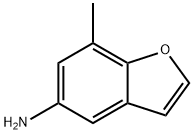 5-Benzofuranamine,7-methyl-(9CI) Struktur