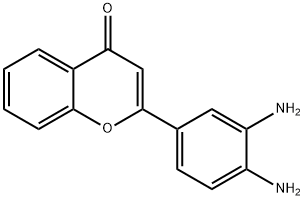 4H-1-Benzopyran-4-one,2-(3,4-diaminophenyl)-(9CI) Struktur