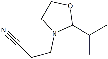 3-Oxazolidinepropanenitrile,2-(1-methylethyl)-(9CI) Struktur