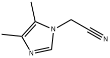 1H-Imidazole-1-acetonitrile,4,5-dimethyl-(9CI) Struktur