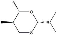 1,3-Oxathiane,5,6-dimethyl-2-(1-methylethyl)-,(2alpha,5bta,6alpha)-(9CI) Struktur