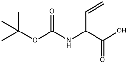 3-Butenoicacid,2-[[(1,1-dimethylethoxy)carbonyl]amino]-(9CI) Struktur