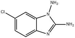 1H-Benzimidazole-1,2-diamine,6-chloro-(9CI) Struktur