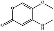 2H-Pyran-2-one,5-methoxy-4-(methylamino)-(9CI) Struktur