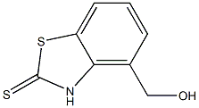 2(3H)-Benzothiazolethione,4-(hydroxymethyl)-(9CI) Struktur