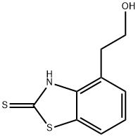 2(3H)-Benzothiazolethione,4-(2-hydroxyethyl)-(9CI) Struktur