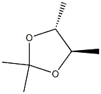 1,3-DIOXOLANE,2,2,4,5-TETRAME Struktur