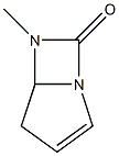 1,6-Diazabicyclo[3.2.0]hept-2-en-7-one,6-methyl-(9CI) Struktur