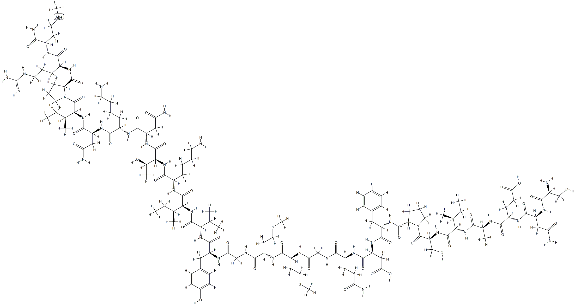 ECDYSIS-TRIGGERING HORMONE (MANDUCA SEXTA) Struktur