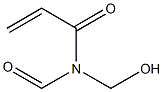 2-Propenamide,N-formyl-N-(hydroxymethyl)-(9CI) Struktur