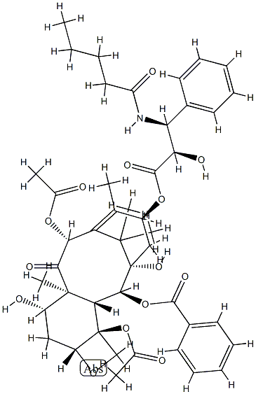 BUTYL ANALOG OF TAXOL, n-(RG) Struktur