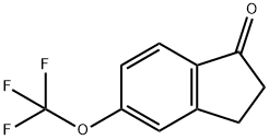 5-(trifluoromethoxy)-2,3-dihydroinden-1-one Struktur