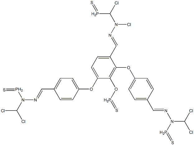 THIOPHOSPHORYL-PMMH-3 DENDRIMER, GENERATION 1.0 Struktur