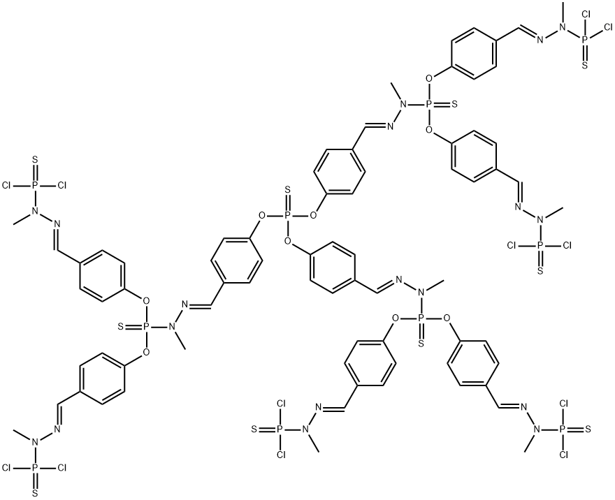 THIOPHOSPHORYL-PMMH-6 DENDRIMER, GENERATION 2.0 Struktur