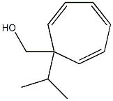 2,4,6-Cycloheptatriene-1-methanol,1-(1-methylethyl)-(9CI) Struktur