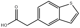 Benzo[b]thiophene-5-acetic acid Struktur