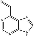 Purine-6-carboxaldehyde (6CI,8CI) Struktur