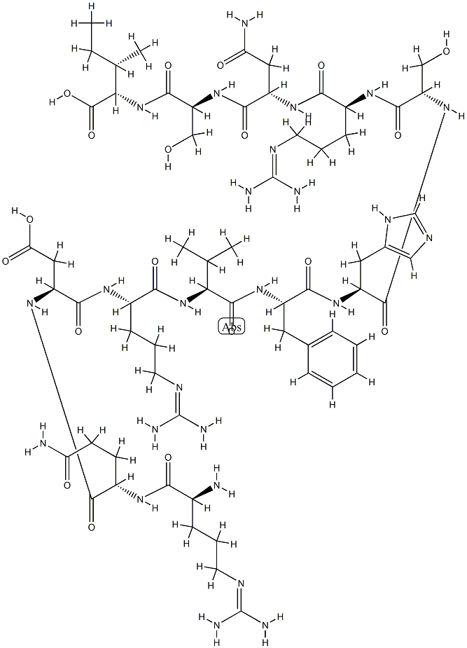 FIBRONECTIN FRAGMENT (1371-1382) Struktur