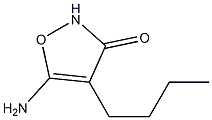 4-Isoxazolin-3-one,5-amino-4-butyl-(8CI) Struktur