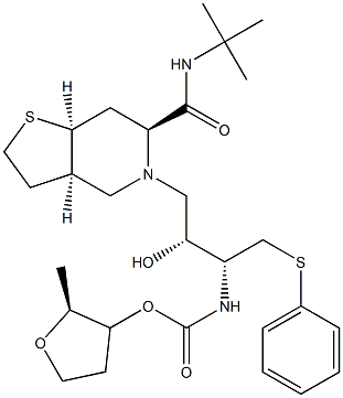 ThienopyridCONH furanyl urethane deriv. Struktur