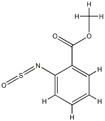 2-Sulfinylaminobenzoic acid methyl ester Struktur