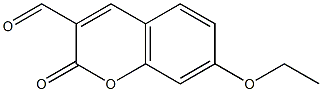 2H-1-Benzopyran-3-carboxaldehyde,7-ethoxy-2-oxo-(9CI) Struktur