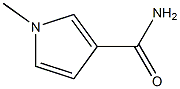 1H-Pyrrole-3-carboxamide,1-methyl-(9CI) Struktur