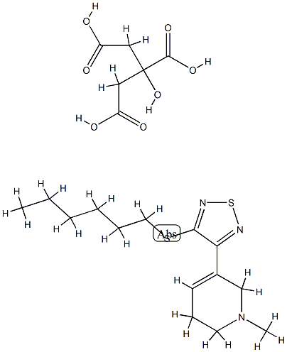 Tazomeline citrate Struktur