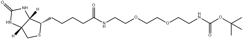 Biotin-PEG2-NH-Boc Struktur