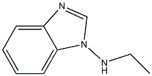 1H-Benzimidazol-1-amine,N-ethyl-(9CI) Struktur