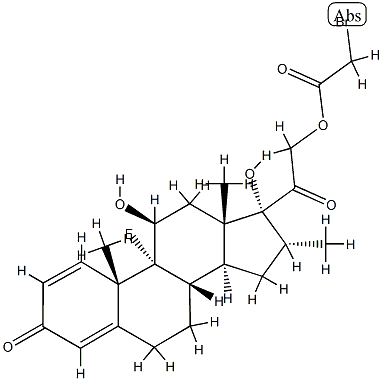 dexamethasone 21-bromoacetate Struktur