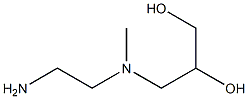 1,2-Propanediol,3-[(2-aminoethyl)methylamino]-(9CI) Struktur