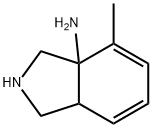 3aH-Isoindol-3a-amine,1,2,3,7a-tetrahydro-4-methyl-(9CI) Struktur