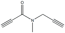 2-Propynamide,N-methyl-N-2-propynyl-(9CI) Struktur