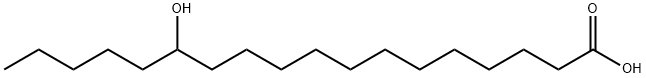 13-hydroxystearic acid Struktur