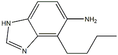 1H-Benzimidazol-5-amine,4-butyl-(9CI) Struktur