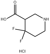 4,4-difluoropiperidine-3-carboxylic acid hydrochloride(WX191658) Struktur