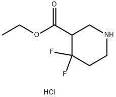 ethyl 4,4-difluoropiperidine-3-carboxylate hydrochloride(WX191659) Struktur