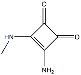 3-Cyclobutene-1,2-dione,3-amino-4-(methylamino)-(9CI) Struktur