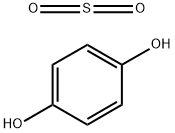 hydroquinone, compound with sulphur dioxide Struktur