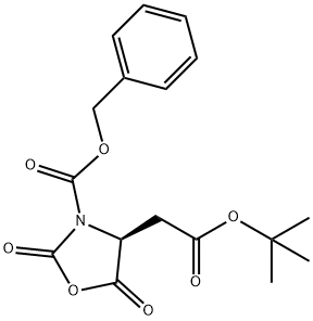 Z-L-Aspartic acid β-tert·butyl ester N-carboxyan Struktur