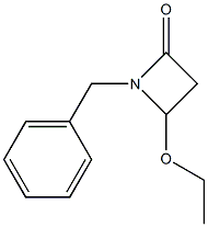 2-Azetidinone,4-ethoxy-1-(phenylmethyl)-(9CI) Struktur