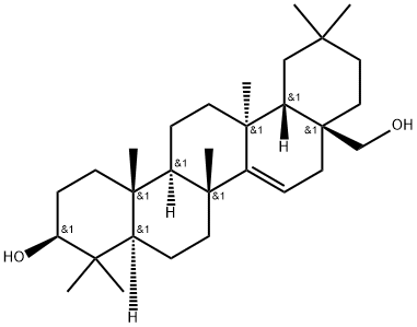 D-Friedoolean-14-ene-3β,28-diol Struktur