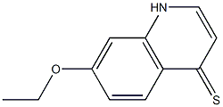 4(1H)-Quinolinethione,7-ethoxy-(9CI) Struktur