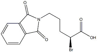 (S)-5-N-PHTHALOYL-2-BROMOVALERIC ACID Struktur