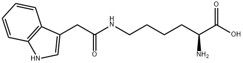 indole-3-acetyl-epsilon-lysine Struktur