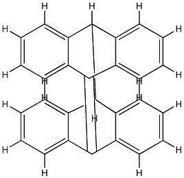 5,6-Dihydro-5,12:6,11-di-o-benzenodibenzo[a,e]cyclooctene Struktur